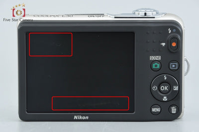 [Used] Nikon COOLPIX L30 Silver Compact Digital Camera