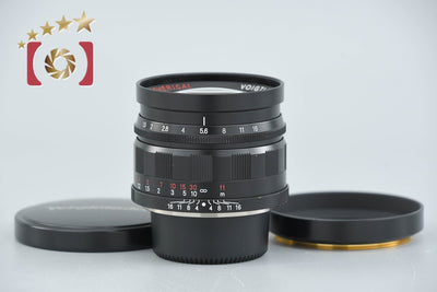 【中古】Voigtlander フォクトレンダー NOKTON 50mm f/1.5 Aspherical ブラック L39 ライカスクリューマウント