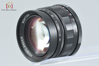 【中古】Voigtlander フォクトレンダー NOKTON 50mm f/1.5 Aspherical ブラック L39 ライカスクリューマウント