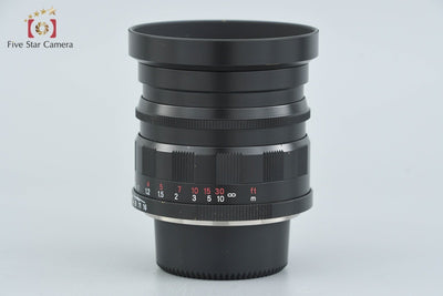 【中古】Voigtlander フォクトレンダー NOKTON 50mm f/1.5 Aspherical ブラック L39 ライカスクリューマウント