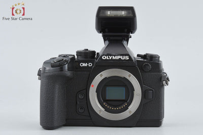 [Used] OLYMPUS OM-D E-M1 Black + 15mm f/8 Body Cap Lens Black with Original Box