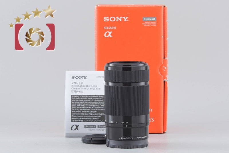[Used] SONY Sony E 55-210mm f/4.5-6.3 OSS SEL55210 Black with Original Box