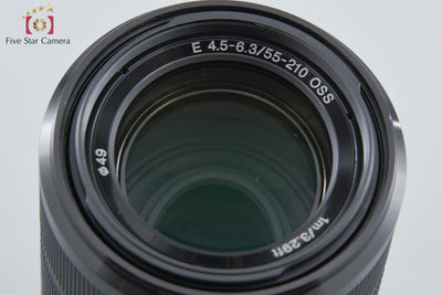 [Used] SONY Sony E 55-210mm f/4.5-6.3 OSS SEL55210 Black with Original Box