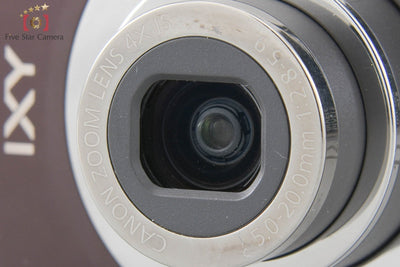 [Used] Canon IXY 200F Brown Compact Digital Camera