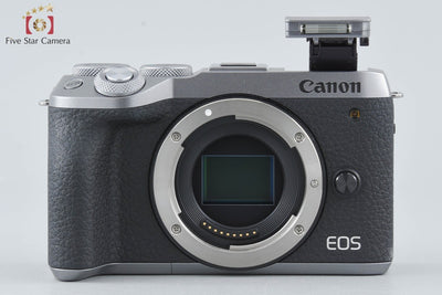 [Used] Canon EOS M6 Mark II Silver + EF-M 15-45mm f/3.5-6.3 IS STM, Low Shutter Count