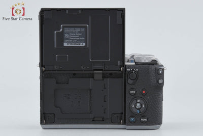 [Used] Canon EOS M6 Mark II Silver + EF-M 15-45mm f/3.5-6.3 IS STM, Low Shutter Count