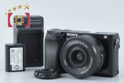 [Used] SONY Sony α6000 ILCE-6000 Black Power Zoom Lens Kit, Low Shutter Count, Multi-language Support