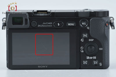 [Used] SONY Sony α6000 ILCE-6000 Black Power Zoom Lens Kit, Low Shutter Count, Multi-language Support