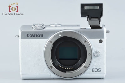 [Used] Canon EOS M200 EF-M 15-45 IS STM Lens Kit White, Low Shutter Count
