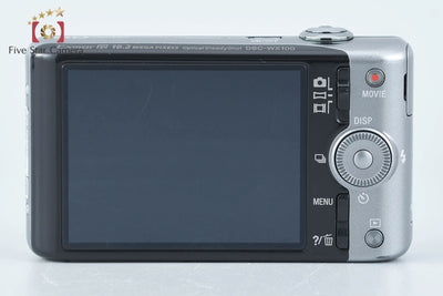 [Used] SONY Sony Cyber-shot DSC-WX100 Silver Compact Digital Camera with Original Box, Multi-Language Support