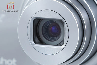 [Used] SONY Sony Cyber-shot DSC-WX100 Silver Compact Digital Camera with Original Box, Multi-Language Support