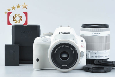 【中古】Canon キヤノン EOS Kiss X7 ダブルレンズキット ホワイト