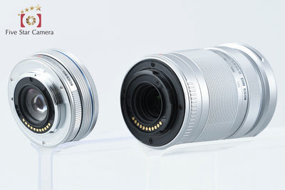 Used: OLYMPUS PEN Lite E-PL7 EZ Double Zoom Kit White, Low Shutter Count, Original Box Included