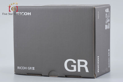 【中古】RICOH リコー GR III コンパクトデジタルカメラ シャッター回数僅少 元箱付き