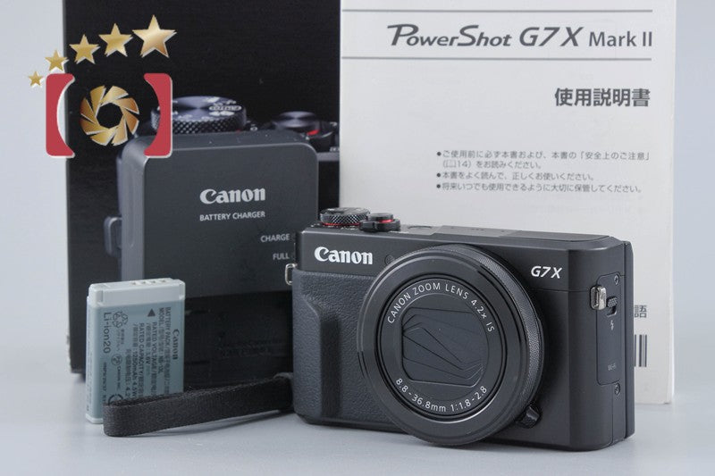 [Used] Canon PowerShot G7 X Mark II Digital Camera with Original Box