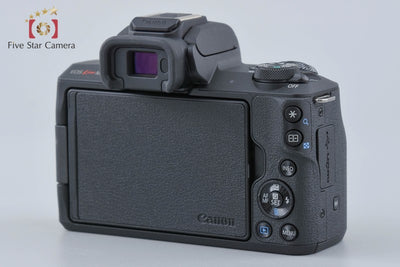 [Used] Canon EOS Kiss M EF-M 15-45 IS STM Lens Kit Black with Original Box