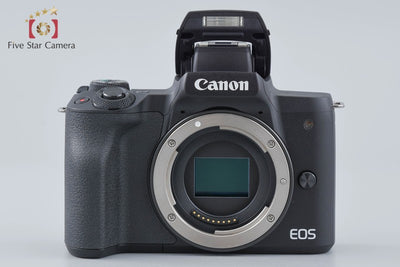 [Used] Canon EOS Kiss M EF-M 15-45 IS STM Lens Kit Black with Original Box