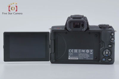 [Used] Canon EOS Kiss M EF-M 15-45 IS STM Lens Kit Black with Original Box