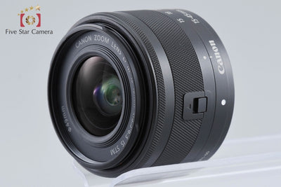 [Used] Canon EOS Kiss M EF-M 15-45 IS STM Lens Kit Black with Original Box