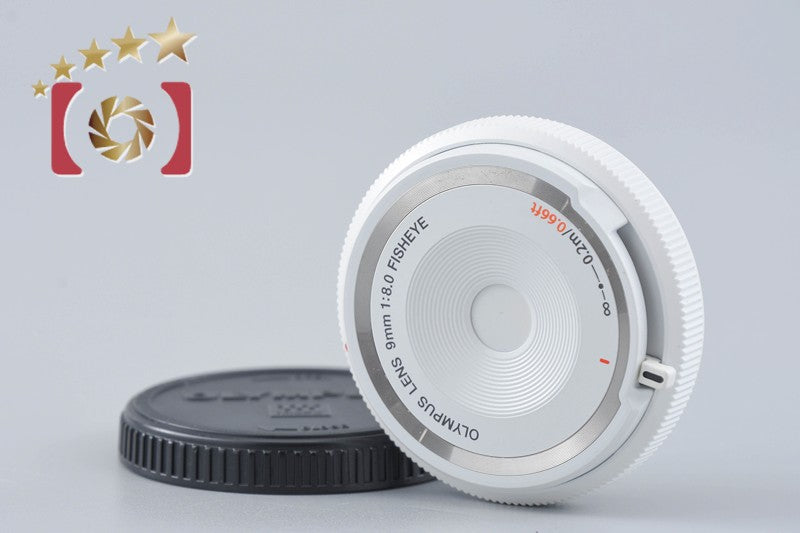 [Used] Olympus Fisheye Body Cap Lens BCL-0980 (9mm F8.0 Fisheye) White