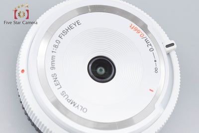 [Used] Olympus Fisheye Body Cap Lens BCL-0980 (9mm F8.0 Fisheye) White