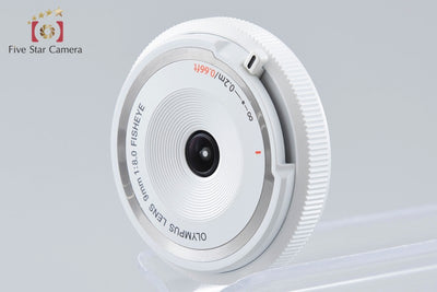 [Used] Olympus Fisheye Body Cap Lens BCL-0980 (9mm F8.0 Fisheye) White
