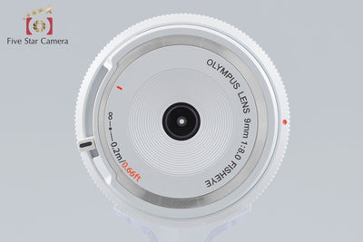 [Used] Olympus Fisheye Body Cap Lens BCL-0980 (9mm F8.0 Fisheye) White