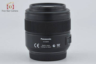 [Used] Panasonic LEICA DG MACRO-ELMARIT 45mm f/2.8 ASPH. H-ES045
