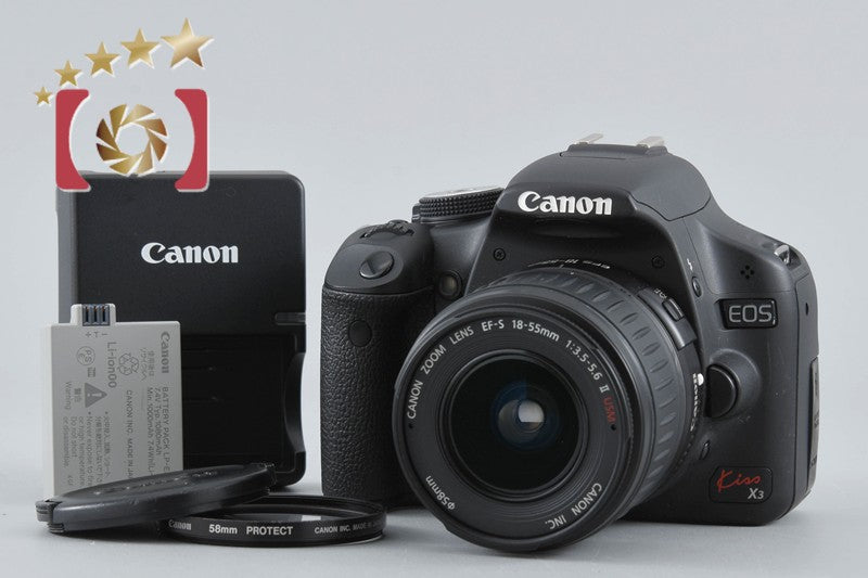 [Used] Canon EOS Kiss X3 + EF-S 18-55mm f/3.5-5.6 IS II USM