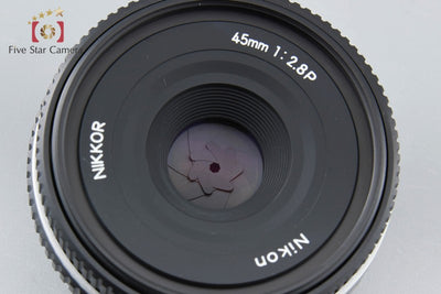 [Used] Nikon Ai-S NIKKOR 45mm f/2.8 P Silver