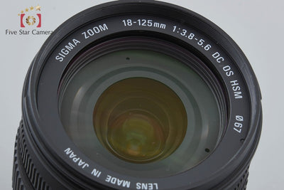 [Used] SIGMA 18-125mm f/3.8-5.6 DC OS HSM for Nikon