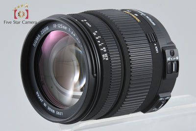 [Used] SIGMA 18-125mm f/3.8-5.6 DC OS HSM for Nikon