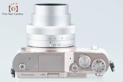 [Used] Panasonic LUMIX DC-GF10 White + G VARIO 12-32mm f/3.5-5.6 ASPH. MEGA O.I.S. H-FS12032 Silver