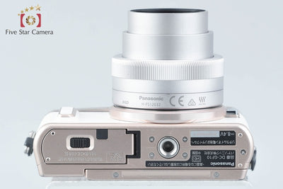 [Used] Panasonic LUMIX DC-GF10 White + G VARIO 12-32mm f/3.5-5.6 ASPH. MEGA O.I.S. H-FS12032 Silver