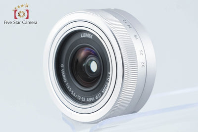 [Used] Panasonic LUMIX DC-GF10 White + G VARIO 12-32mm f/3.5-5.6 ASPH. MEGA O.I.S. H-FS12032 Silver