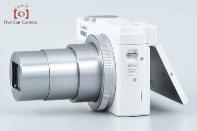 [Used] Panasonic LUMIX DC-TZ95 White Compact Digital Camera with Original Box