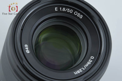 [Used] SONY Sony E 50mm f/1.8 OSS SEL50F18 Black with original box
