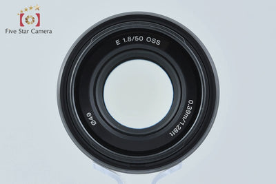 [Used] SONY Sony E 50mm f/1.8 OSS SEL50F18 Black with original box