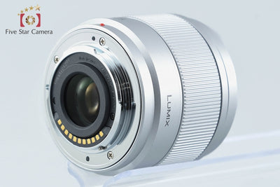 【中古】Panasonic パナソニック LUMIX G 25mm f/1.7 ASPH. H-H025 シルバー