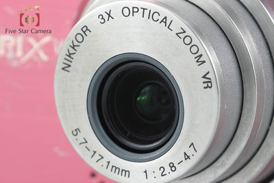 [Used] Nikon COOLPIX S510 Raspberry Red Compact Digital Camera