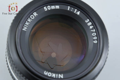 [Used] Nikon New NIKKOR 50mm f/1.4
