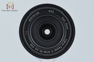 Used: SONY Carl Zeiss Vario-Tessar T* E 16-70mm f/4 ZA OSS SEL1670Z