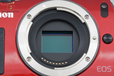 [Used] Canon EOS M Double Lens Kit Red