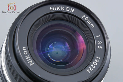【中古】Nikon ニコン Ai NIKKOR 20mm f/3.5 爪無し