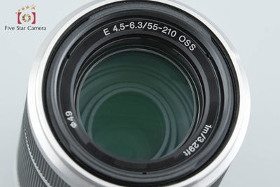 [Used] SONY E 55-210mm f/4.5-6.3 OSS SEL55210 Silver