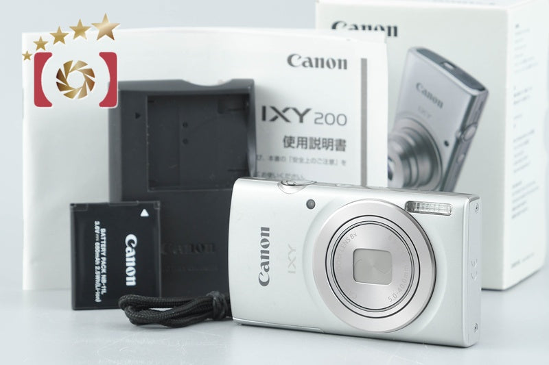 [Used] Canon IXY 200 Silver Compact Digital Camera with Original Box