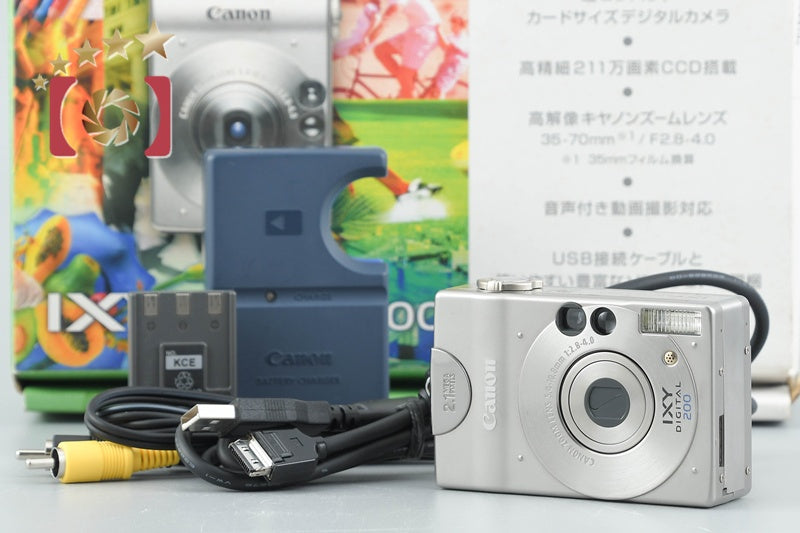 [Used] Canon IXY Digital 200 Compact Digital Camera with Original Box