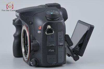 【中古】SONY ソニー α77 SLT-A77V デジタル一眼カメラ シャッター回数僅少