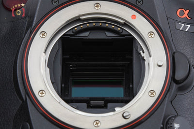【中古】SONY ソニー α77 SLT-A77V デジタル一眼カメラ シャッター回数僅少
