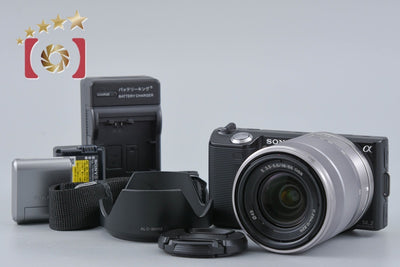 【中古】SONY ソニー α NEX-5 ズームレンズキット ブラック シャッター回数僅少